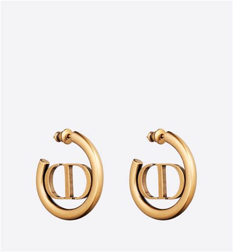 dior montaigne hoop earrings|30 Montaigne Earrings Gold.